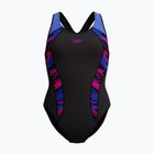 Купальник суцільний жіночий Speedo Placement Laneback zoom boom placement/speedo black