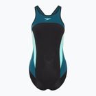 Купальник суцільний жіночий Speedo High Neck Splice Cross Back dark teal