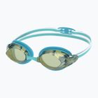 Окуляри для плавання жіночі Speedo Vanquisher 3.0 Mirrored bachelor button/celeste/gold mirror