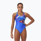 Купальник суцільний жіночий Speedo Placement Digital Powerback molten blend/cobalt pop