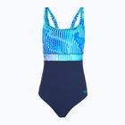 Купальник суцільний жіночий Speedo Shaping Contour Eclipse Printed turquoise gem
