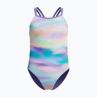 Дитячий суцільний купальник Speedo Printed Twinstrap purple fog