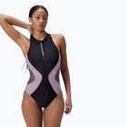 Купальник суцільний жіночий Speedo Zip Colorblock anthracite