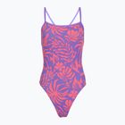 Купальник суцільний жіночий Speedo FL Printed Web Back coral cluster/indigo glow