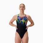 Купальник суцільний Speedo Placement Printed Powerback static volta/anthracite