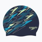 Шапочка для плавання Speedo Printed Silicone peacoat/pale clover/mayan blue