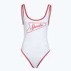 Купальник суцільний жіночий Speedo Solid Bound Scoop high risk red/bright white
