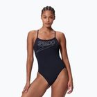 Купальник суцільний жіночий Speedo Endurance+ Logo Thin Strap anthracite