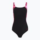 Купальник суцільний жіночий Speedo Shaping LunaLustre Printed anthracite/ruby