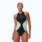 Купальник суцільний жіночий Speedo Ocean Flex Zip black/pale clover