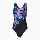 Купальник суцільний жіночий Speedo FL Placement Printed Powerback glitchy garden/black