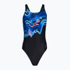 Купальник суцільний жіночий Speedo Placement Printed Leaderback canyon ombre/black