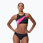 Купальник роздільний жіночий Speedo Hyperboom Butterfly Back anthracite/margarita pink