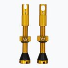 Комплект безтрубних клапанів Peaty's X Chris King MK2 Presta 42 мм золото