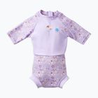 Комбінезон UPF 50+ дитячий Splash About Happy Nappy lilac sprnig