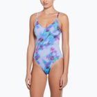 Купальник суцільний жіночий Nike Floral Blur V-Neck hydrangeas