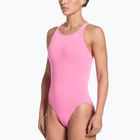 Купальник суцільний жіночий Nike Hydrastrong Solid pink glow