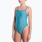 Купальник суцільний жіночий Nike Ocean Bound Ripple Texture Square Neck bleached turquoise