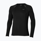 Лонгслів для бігу чоловічий Mizuno Active Dryaeroflow black