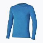 Лонгслів для бігу чоловічий Mizuno Core Impulse Long Sleeve Tee blue jewel
