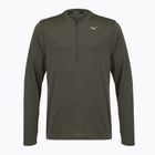Кофта для бігу чоловіча Mizuno Core Impulse Half Zip Long Sleeve Tee forest night