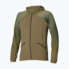 Куртка для бігу чоловіча Mizuno Active Alpha Hooded Jacket martini olive