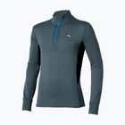 Кофта для бігу чоловіча Mizuno Active Warmalite Half Zip Long Sleeve Top dark slate