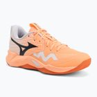 Кросівки волейбольні Mizuno Wave Momentum Pro flamingo coral/carbon/white