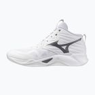 Кросівки волейбольні Mizuno Wave Momentum Pro Mid white/metallic gray/black