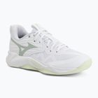 Кросівки волейбольні жіночі Mizuno Wave Momentum Pro white/aqua gray/ambrosia