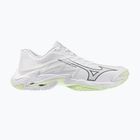 Кросівки волейбольні жіночі Mizuno Wave Lightning Elite white/balsam green/ambrosia