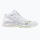 Кросівки волейбольні жіночі Mizuno Lightning Select Mid white/aqua gray/ambrosia