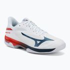 Кросівки тенісні чоловічі Mizuno Wave Exceed Court AC white/insignia blue/orange