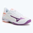 Кросівки тенісні жіночі Mizuno Wave Exceed Court AC white/dahlia/lava orange