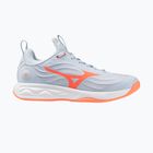Кросівки волейбольні жіночі Mizuno Wave Luminous Elite blue finch/lava orange/flamingo coral