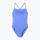 Жіночий цілісний купальник для плавання Speedo Endurance+ Logo Thin Strap місячно-лавандовий