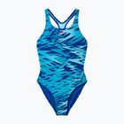 Купальник суцільний дитячий Speedo Hyperboom Print Medalist night watch/hyper teal