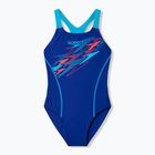Купальник суцільний дитячий Speedo Medley Logo Medalist night watch/hyper teal