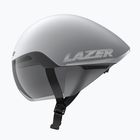 Шолом велосипедний Lazer Victor KinetiCore matte white/silver