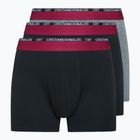 Труси чоловічі CR7 Basic Trunk 3 пари white/grey melange/black