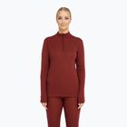 Кофта термоактивна жіноча Dovre Wool Zip burgundy