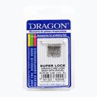 Спінінгові застібки з вертлюжками DRAGON Super Lock 10 шт. сріблясті PDF-50-75-120