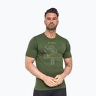 Футболка термічна чоловіча Brubeck Outdoor Wool Pro dark green