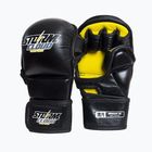 Рукавички для греплінгу StormCloud Hurricane black/yellow