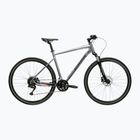 Велосипед кросовий KROSS Evado 5.0 сірий/чорний/глянцевий
