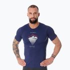 Футболка термічна чоловіча Brubeck Outdoor Merino Wool Pro темно-синій/гори 2
