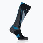 Шкарпетки гірськолижні  чоловічі Brubeck Snow Force Light szary / блакитнийe