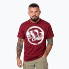 Футболка чоловіча Pitbull Logo Palms burgundy