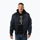 Куртка чоловіча Pitbull Hacket Washed Bomber dark navy
