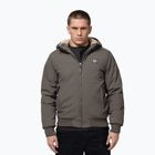 Чоловіча зимова куртка Pitbull Elkwood 3 Sherpa Hooded taupe